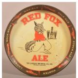 Unusual Largay Brewing Co "Red Fox Ale" Beer Tray.