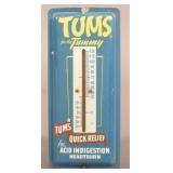 Tums For The Tummy Vtg. Advertising Thermometer.