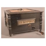 Antique Herophon Cardboard Disc Player.