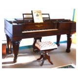 T Gilbert & Co Combination Reed Organ & Piano.
