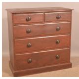 2-over-3 Chest of Drawers Original Paint.