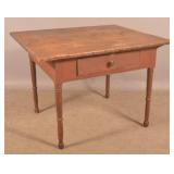 Early Pin-Top PA Farm Table.