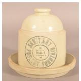 Sanitary Poultry Stoneware Chicken Feeder.