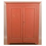 Signed Berks County, PA 2-Door Cupboard.