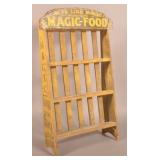 Early Tin & Stenciled Magic Food Poultry Display.