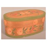 Lg. 19th C. Bentwood Paint-Decorated Bride