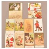 Small Group Christmas & Roosevelt Bears Postcards.