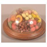 Victorian Wax Fruit Display.
