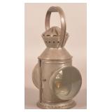 Antique Tin Railroad Lantern.