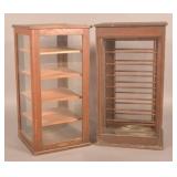 Two Bakery Store Pie Display Cases.