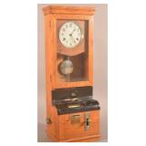 Oak International Time Recording Time Clock.