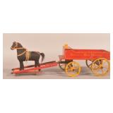 American Milk Company Horse & Wagon.