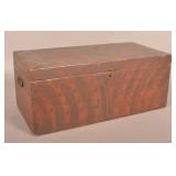 Federal Paint-Decorated Document Box.