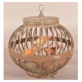 Tinsmith-Made Antique Bird Cage.
