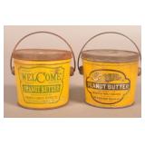 Welcome & Cream Brand Peanut Butter Tins.