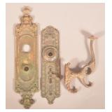 Group of Victorian Brass Hardware.