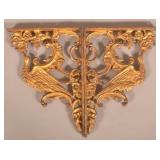 Pair of Bird of Paradise Cast Iron Shelf Brackets.