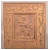 Hammered Iron Arts & Crafts Fireplace Insert.