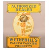 Rare Figural Tin Weatherill