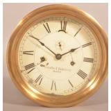 Schaeffer & Budenberg Brass Ships Clock.