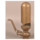 Powell 3-Chime Baldy Steam Whistle.