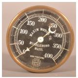 Maxim Motor Co. Firefighting Pressure Gauge.