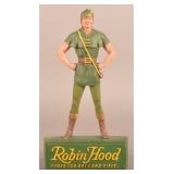 Vintage Robin Hood Figural Hanging Shoe Display.