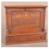 The Star Braid General Store Counter Oak Display.