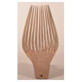 Early Initialed Wrought Iron Flax Ripper.