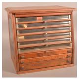 Eureka 9-Drawer Store Counter Spool Cabinet.