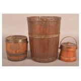 Group of Antique Wood Primitives.