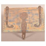 19th C. Conestoga Wagon Toolbox Hardware.