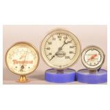 Vintage Firestone/Chevrolet/United Service Gauges.