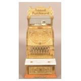 Brass National Cash Register Model 313 $1 Machine.