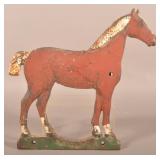 Dempster Cast Iron Bob-Tail Horse Windmill Weight.