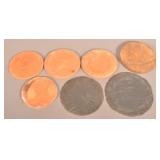 Collection Redware, Slate & Wood Crock Lids.