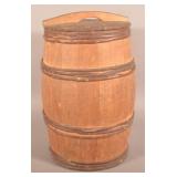 Early Wood-Banded Flour Barrel.