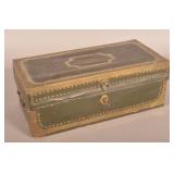 19th C. Chinese Import Camphor Wood & Brass Trunk.