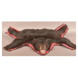 Nice Black Bear Taxidermy Rug Mount.