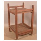 Early Wood Country Store Broom Display.