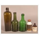 Tiny Wertz & Field Reading Liquor Jug & Others.