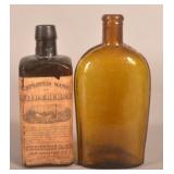 Dark Amber Tilden & Co. New Lebanon, NY Bottle.