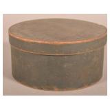 Early PA Painted Round Pantry Box.