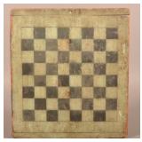 Antique American Painted Checkerboard.