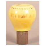 Fox Hunt Ale Pittsburgh Brewing Glass Beer Tap.