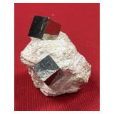 Double Pyrite Crystal (Spain)