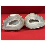 (2) Polished Geodes (Mexico)