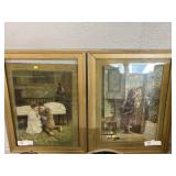 (2) Framed Lithographs