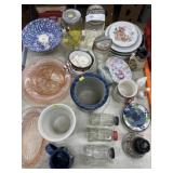 Candy Containers, Depression Glass, Chinaware