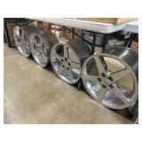(4) Corvette C6 Five Spoke Wheels